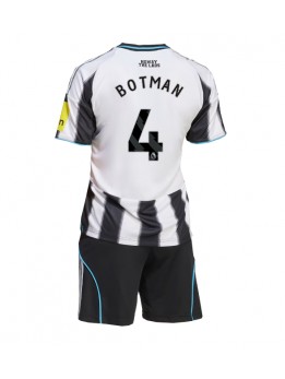 Newcastle United Sven Botman #4 Replika Hemmakläder Barn 2025-26 Kortärmad (+ byxor)